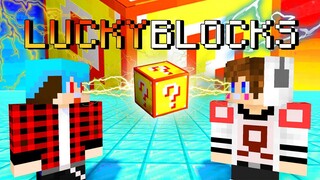 Minecraft LuckyBlock Spiral - เป็นแขกรับเชิญไปตบ UKEUKE