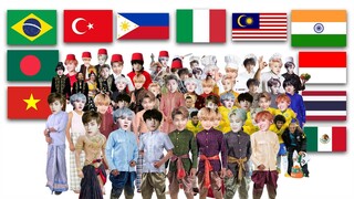 Bts in different languages meme