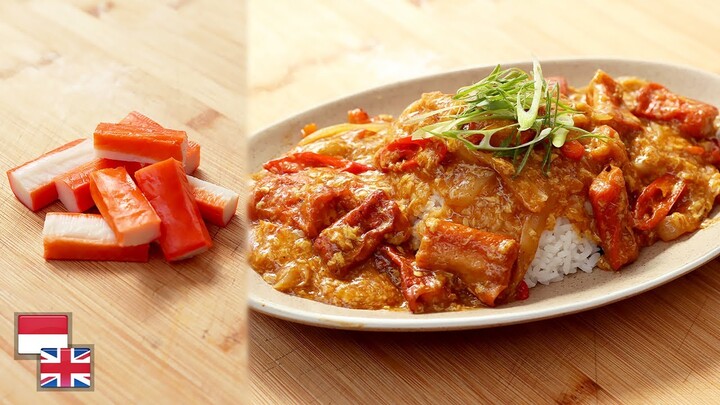 Olahan Crab Stick 10 Menit Saja! Resep CHILI CRAB STICK [Saus Singapore]