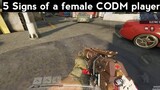 5 Signs of a female codm player
