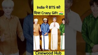 India ने BTS को दिया Crazy Gift 🇮🇳 #shorts#bts#btsindia#kpop