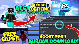 Lancar! Client / Optifine MCPE Terbaru 2022 | Clear Lag + Fps boost | Fresh Client