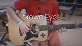 Brown Eyes - Justin Vasquez ( Aesthetic Fingerstyle Guitar Cover ) Free TABS
