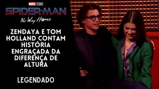 TOM HOLLAND E ZENDAYA falam de seus "problemas de altura" - Legendado