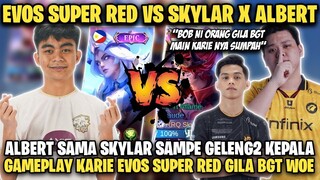 EVOS SUPER RED CARA MAIN MM NYA JAGO BANGET WOE ! SKYLAR X ALBERT SAMPE GELENG2 KEPALA