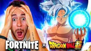 REACCIONANDO A DRAGON BALL X FORTNITE - TheGrefg