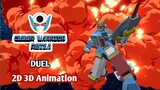 Cyber Warrior Reiza Eps. Duel | Animasi 2D 3D | Animasi Indonesia | Bikin hanya pakai HP