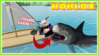 TIDAKK!! Kakiku HILANG DIMAMAM HIU SHARK GANAS Banget!!! ROBLOX MIKOCIL