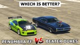 GTA 5 ONLINE : FAST AND FURIOUS DODGE VS MITSUBISHI (WHICH IS BETTER?)