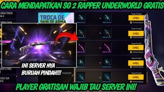 SERVER FF SG 2 GRATIS! CARA MENDAPATKAN SG 2 RAPPER UNDERWORLD GRATIS DARI SERVER LUAR TERBARU 2024