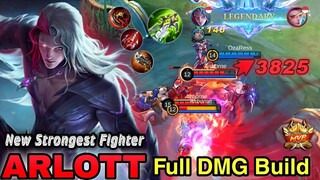 New Hero Arlott 19 Kills! Full Damage Build Instant Kill - Mobile Legends Bang Bang