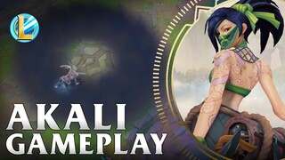 Classic Akali Gameplay - WILD RIFT