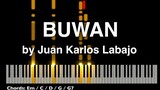 Buwan by Juan Karlos Labajo Synthesia Piano Tutorial (Intermediate Level)