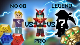 NOOB VS PRO VS LEGEND IN BLOCKMAN GO || 1 VS 7 || BEDWARS FUNNY MOMENTS