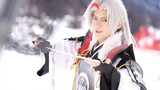 [Onmyoji cos] Light in the Snow｜Brother Guang is frozen in his hair｜Yuan Laiguang cos
