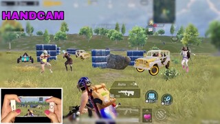 AGRESSIVE GIRL HANDCAM🔥 SUPER CLUTCH in GEORGOPOL | Best 45 Fps GIRL PLAYER | PUBG MOBILE