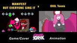 “MANIFEST” But Everyone Sings It | GAME x FNF Animation