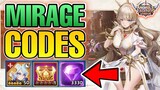 All NEW Mirage Codes + NEW CD KEYS  | Mobile Legends Adventure