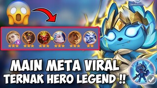 MAIN META VIRAL MAGIC CHESS ?? TERNAK HERO LEGEND BINTANG 3 !! GINI CARA MAINNYA?? MAGIC CHESS ML