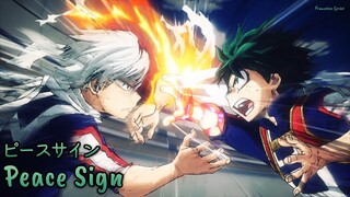 『Lyrics AMV』 Boku no Hero Academia Season 2 OP 1 Full 「Peace Sign - Kenshi Yonezu」