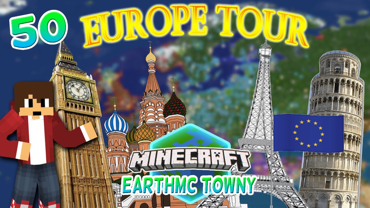 Europe in Earth MC Earth MC (Minecraft) is a - Maps on the Web