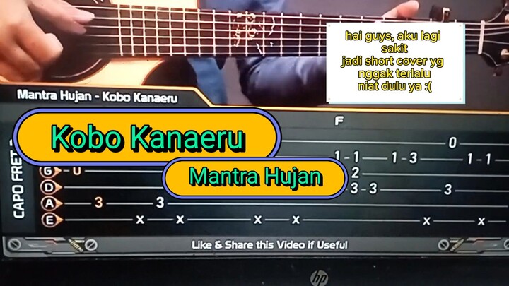 Nyanyi Mantra Hujan + Pesan dari Aku / Kobo Kanaeru Cover