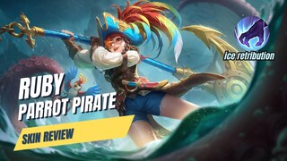 Skin Ruby Parrot Pirate | MLBB Skins Review