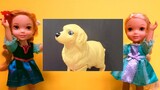 Lost dog ! Will Elsa & Anna toddlers find their pet?