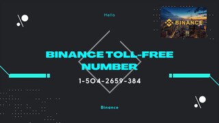 Binance contact TOLL Free Number ```💕💕💕(1-504-2659-384)💕💕💕`` Helpline Number