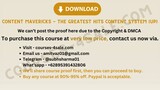 Content Mavericks - The Greatest Hits Content System (UP)