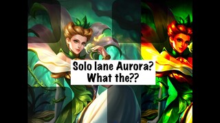 Solo lane Aurora Boulevard?