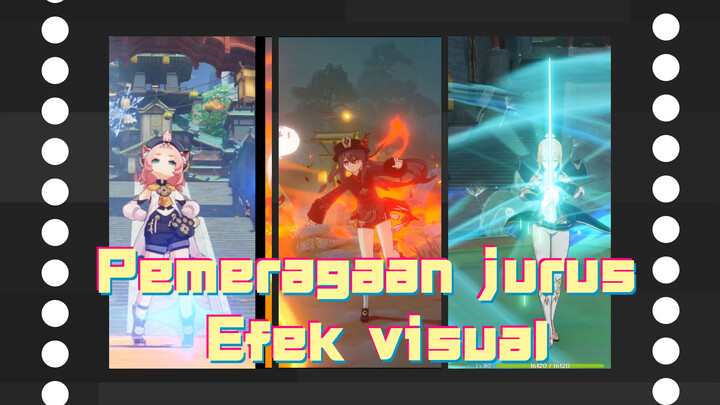 Pemeragaan jurus Efek visual