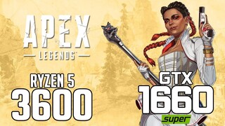 Apex Legends on Ryzen 5 3600 + GTX 1660 SUPER 1080p, 1440p benchmarks!