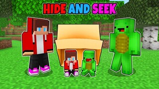 HIDE AND SEEK MINECRAFT : MAIZEN JJ and MIKEY vs BABY MAIZEN JJ and MIKEY