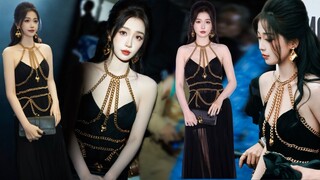 YuShuxin's so stunning for MoschinoSS24 show at Milan Fashion Week