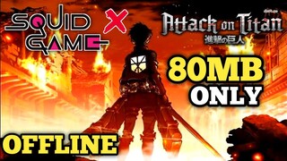 [80MB] Download Attack on Titan x Squid Game Offline on Android | Tagalog Gameplay + Tutorial