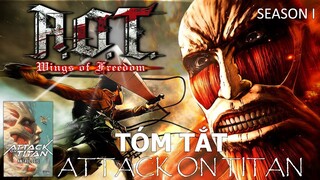 Tóm tắt phim "Attack On Titan" | Đại Chiến Titan | ( Season 1 ) | AL Anime