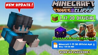 RILIS! MCPE VERSI 1.17.30 OFFICIAL | SPAWNING + EXPOLDING & NEW FITUR 1.18!