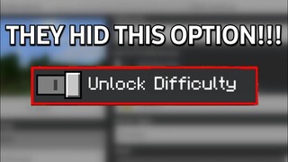 Is Mojang hiding a secret difficulty from us?!