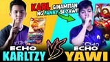 KARL GINAMITAN NANG FANNY SI YAWI SA RANK! ECHO vs ECHO | Karltzy Fanny vs Yawi Akai ~ Mobile Legend