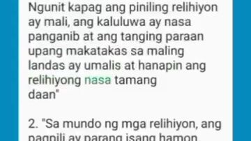 Ang Pagpili ng Tunay na Relihiyon ay nakasalalay sa  ating kaluluwa. #NewHope