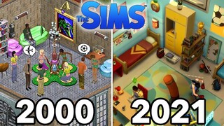 Evolution of The Sims 2000 - 2021