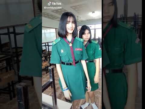 สาวเต้นในแอป Tik Tok น่ารักมาก