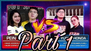 Pein & Lou VS. Yuri & Honda Part 1| Lou