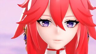 【原神MMD/八重神子/竖屏】谁的老婆快来认领 原神八重神子MMD卡点舞蹈二次元美少女