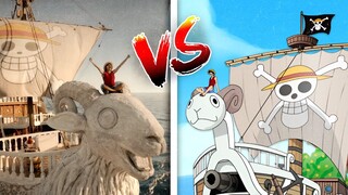 ONE PIECE: ANIME VS LIVE ACTION! FICOU BOM?