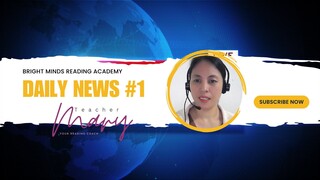 Daily News #1 | IELTS Vocabulary | Teacher Mary