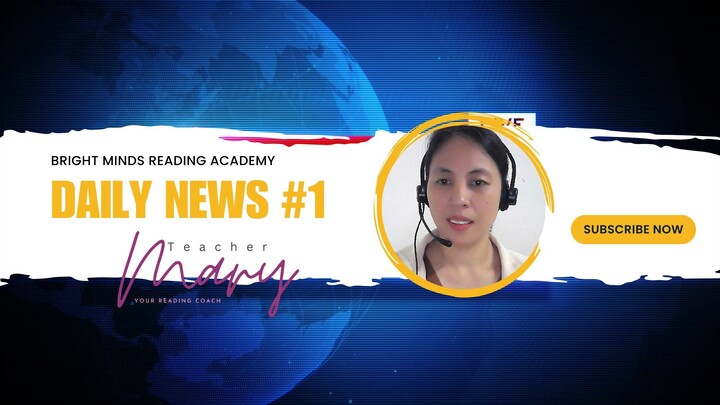 Daily News #1 | IELTS Vocabulary | Teacher Mary