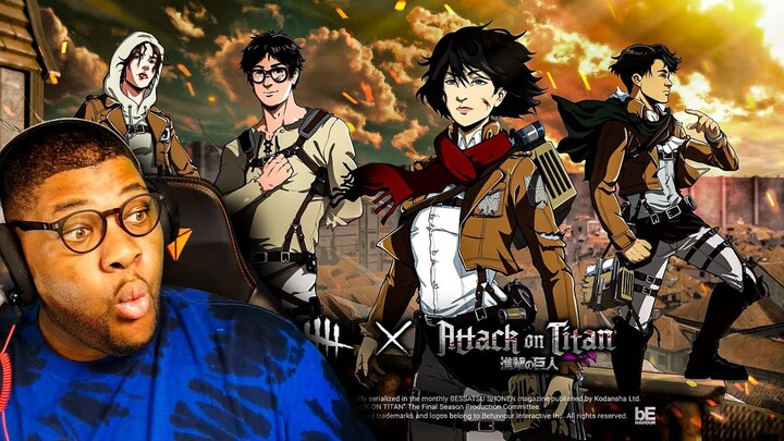 Attack on Titan  x Dead by Daylight Crossover Reaction