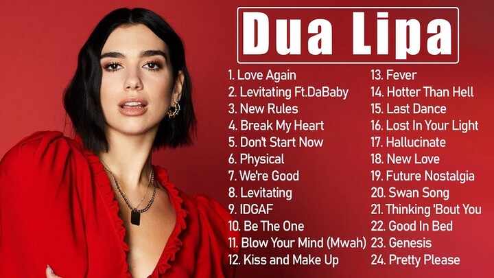 DuaLipa - Greatest Hits 2021 | TOP 100 Songs of the Weeks 2021 - Best Playlist Full Album